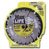 Oldham 338C424 Max Life 3-3/8-Inch 24 Tooth ATB Cordless Saw Blade with 15-Millimeter Arbor