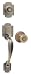 Kwikset 687FNxT 5 CP Maximum Security Farmington Lever Combo Kit, Antique Brass