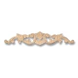 18'W X 3-1/2'H X 3/8'TH, Hand Carved Hard Wood Acantus Style Applique Onlay Corbel(Zakros Designs)
