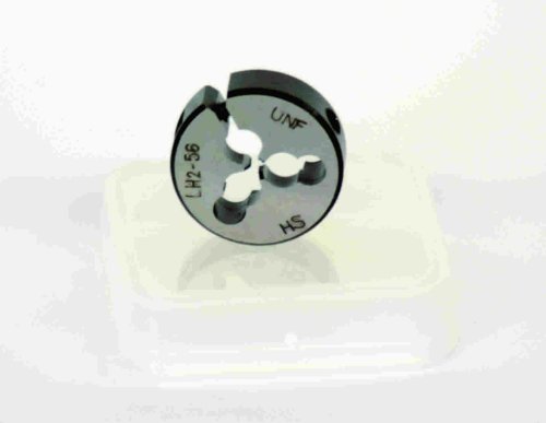 04-40 NC Round Adjustable High Speed Steel Steel Threading Die, 13/16 Die Dia