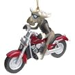 Mountain Mooses Motorcycle Moose Christmas Ornament