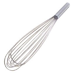 18 Metal Handled Heavy Duty French Whip (13-0577) by Best