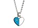 M+Y STEEL Tranquil Heart Blue Pendant (エムプラスワイ スティール トランクイル ハート ブルー ペンダント) M+Y STEEL Tranquil Heart Blue Pendant (エムプラスワイ スティール トランクイル ハート ブルー ペンダント)