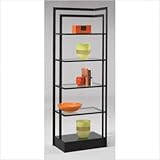 Encore Left-Side Étagère Metal Finish: Chrome (Matte Finish)