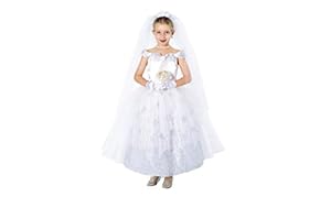 Child Large 10-12 - Bride Costume (Dress only. Does not include Veil, Flowers or Gloves)