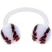 BIOPLAST White BLAZING BASEBALL Circular Horse Shoe