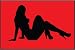 Woman Sexy, Naked Silhouette Mousepad