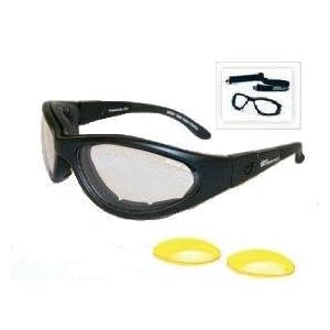 Body Specs Sunglasses or Goggles BSG Photo Sunlights Matte Black Frame 2 Lens Set