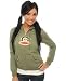 Apparel : Paul Frank The Hey Julius Z/U Hoody in Olive,Sweatshirts for Women