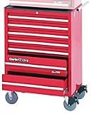 Clarke 7 Drawer Mobile Tool Cabinet-Red