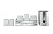 Electronics : Goodmans HEC172 5.1 Channel 75 Watt Home Cinema Package - Silver
