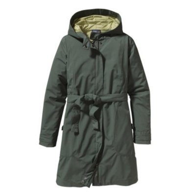 Patagonia Damen Mantel Arborist Trench, mission olive, XS, 27175 Preisvergleich