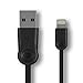 iPhone Cable , IMKEY® Apple MFi Certified 6.5 Feet Tangle-Free Lightning to USB Cable for iPhone 6S / 6 Plus, iPhone 5S 5C 5, iPad Air, iPad Mini, iPad Pro, iPad 4th, iPod - (Black)