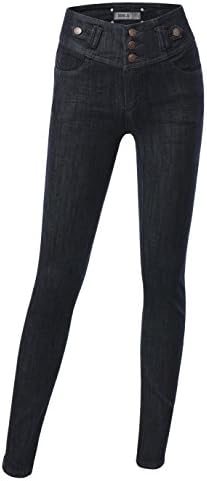 SUNNYCI Women Tall Classic Tube Denim Slim Cut Low Rise DENIM Skinny Jeans,13