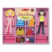 MELISSA & DOUG ABBY AND EMMA MAGNETIC DRESS-UP