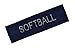 Funny Girl Designs SOFTBALL Rhinestone Cotton Stretch Headband for Girls, Teens and Adults - Softball Team Gifts