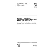 ISO 7329:1989, Photography -- Slide projectors -- Determination of temperature rise in the picture area using a glass sandwich test slide