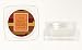 Baby Keepsake: Orange Circles and Stripes Design Personalized Lip Balm Mini Tubs with (Set of 50)