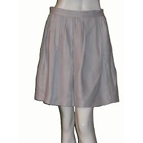 MIU MIU PRADA Argento Gray Pleated Skirt