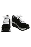 Volatile Black And White Zebra Animation Sneakers