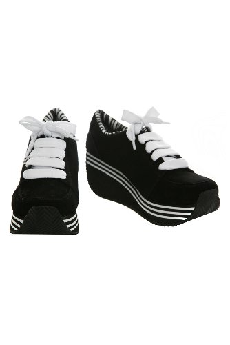 Volatile Black And White Zebra Animation Sneakers product image