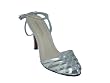 MELANIE DIZON Nor Woven Shoes in Platinum Gold