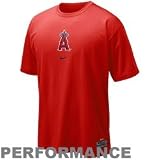 Nike Los Angeles Angels of Anaheim Red NikeFIT Logo Performance T-shirt