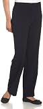 Sag Harbor Women's Slimming Panel Pant,Navy,14P