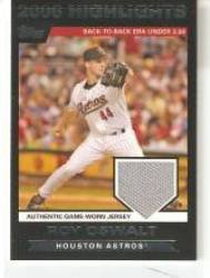 2007 Topps Highlights Relics #HR-RO Roy Oswalt JSY A - Houston Astros (Piece of Authentic Game Used Jersey) (Baseball Cards)