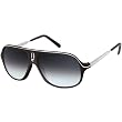 Carrera Safari/R/S Adult Casual Wear Sunglasses/Eyewear - Black White/Palladium/Gray Gradient