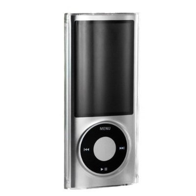 (5 Color Option) iPod Nano 5th Generation 5G clear crystal hard case with 5th Gen screen protector, clear hard screen cover with MiniSuit TM Mp4 Pouch