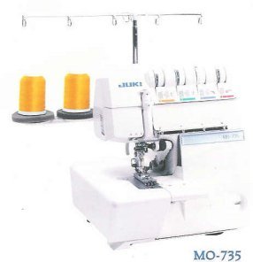 Juki 2-Needle, 2 3 4 5-Thread Overlock Machine MO-735