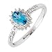 9ct Topaz & Diamond Ring G2221984