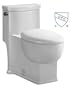 CLAUDIUS - One Piece Square Toilet Modern Art Deco