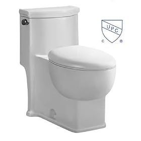 CLAUDIUS - One Piece Square Toilet Modern Art Deco