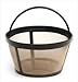2 X Permanent Basket-Style Gold Tone Coffee Filter designed for Mr. Coffee 10-12 Cup Basket-Style Coffeemakers