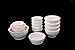 CaliBowl Non-Spill 20-Ounce Original Bowl with Non-Slip Base, Set of 4, White