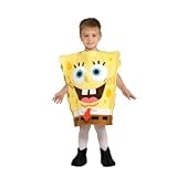 Childs Sponge Bob Square Pants Costume, Small (Size 4-6) (Ages 3-4)