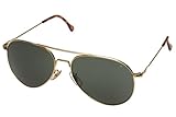 10702 American Optics Generals Sunglasses Gold Frames