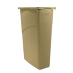 Rubbermaid Commercial LLDPE 23 Gallon Slim Jim Waste Container, Rectangular, 11
