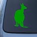 KANGAROO - Australia Animal - Vinyl Car Decal Sticker #1722 | Vinyl Color: Green