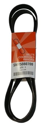 PARTSMART SMR5080700 Serpentine Belt, 8 rib, 70.0