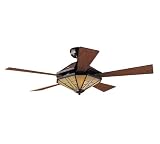 Hunter 21978NB The Mission Fan - New Bronze Asian Ceiling Fan 54 Blade Span