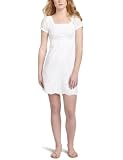 ESPRIT Women's Embroidered Eyelet Dress,White,2