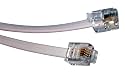 Max Value ADSL Cable, RJ11 Plug to Plug, 5 Mtrs, White