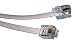 Max Value ADSL Cable, RJ11 Plug to Plug, 5 Mtrs, White