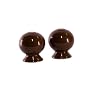 Fiesta 2-1/4-Inch Salt and Pepper Set, Chocolate