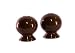 Fiesta 2-1/4-Inch Salt and Pepper Set, Chocolate