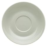 Harold Imports HIC CafeWhite Porcelain Saucer