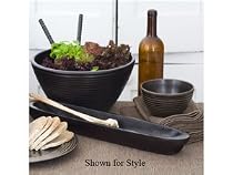 Emeril Professional Ribbed Salad Bowl and Servers